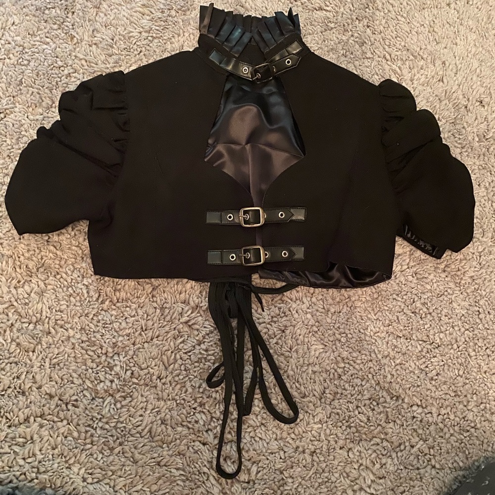 Heavy Red couture bolero